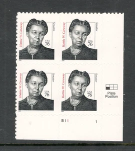 Sc # 3431 ~ Plate # Block ~ 76 cent Hattie Caraway Issue - Picture 1 of 1