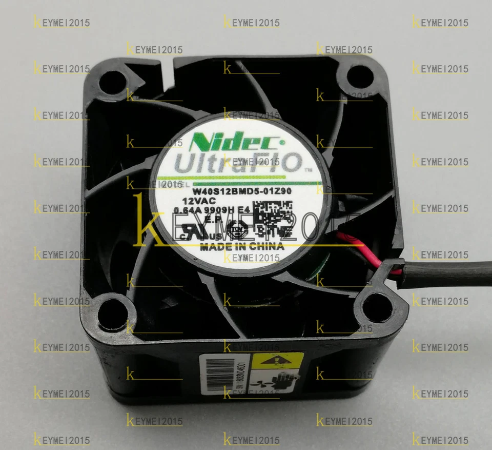 1PC New Nidec W40S12BMD5-01Z90 4028 4CM 12V 0.64A 2-pin cooling fan - Image 1 of 1