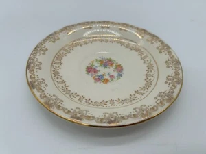 Royal Vintage Gold Trimmed 6" Appetizer Plate~Individual Plate~USED~Unmarked - Picture 1 of 6