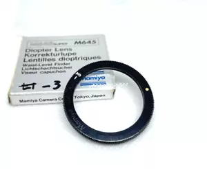 [NEUWERTIG] MAMIYA Dioptrienobjektiv -3 M645 Waist Level Finder aus JAPAN 4J28 - Bild 1 von 6
