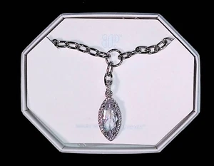 Bomb Party NK13448- Glow Of Harmony Cubic Zirconia Rhodium Plated - Picture 1 of 4