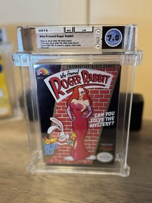 Who Framed Roger Rabbit CIB NES Graded WATA Nintendo 1987 - Image 1 of 2