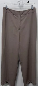 Willi Smith Collection Brown Polyester Pants Size 10 Vintage - Picture 1 of 3