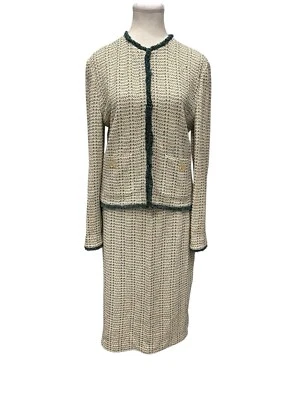 Chaqueta de tweed gris colección ST JOHN por Marie talla:8 y falda talla:10  Foto 1 de 4