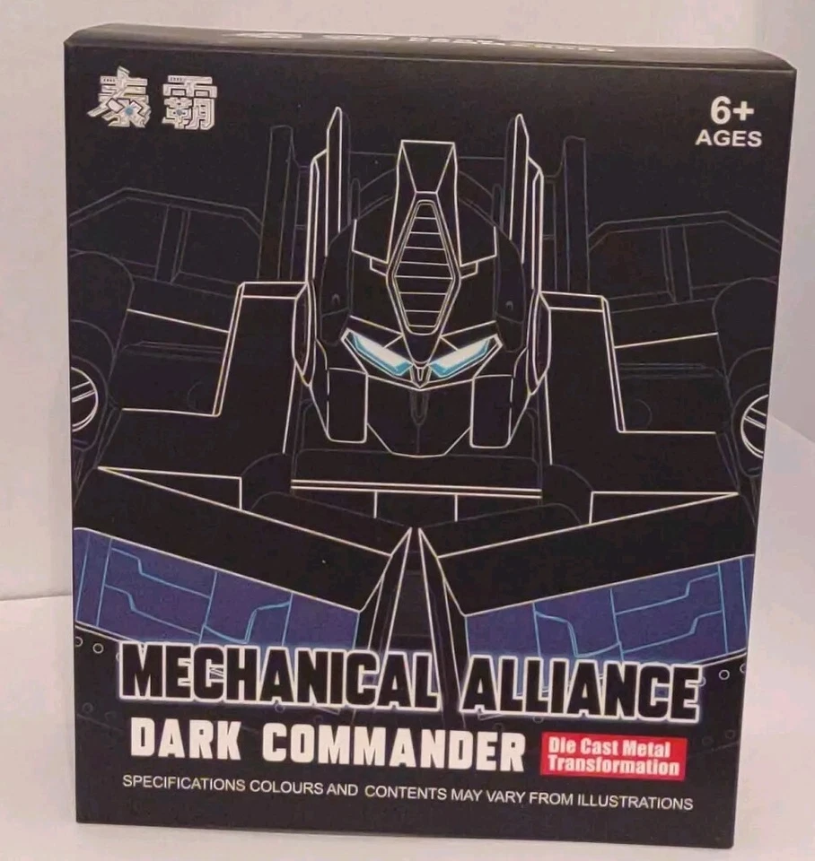 Mechanical Alliance YS-04 Dark Commander Die-Cast Metal Transformation Box Wear