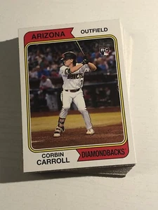 2023 Topps Heritage Base Master (No SP) Arizona Diamondbacks Team Set - 20 Karten - Bild 1 von 1