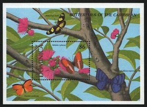 Dominica 1989 - Mi-Nr. Bloque 151 ** - Estampillada sin montar o nunca montada - Mariposas / Mariposas - Imagen 1 de 1