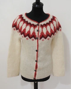 Island Norweger Strickjacke Grösse XS Damen Handarbeit K036 - Picture 1 of 3