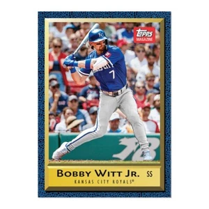 2024 Topps TBT 38 “91 Topps Magazine” 113 ⚾️ Bobby Witt Jr ⚾️ Kansas City Royals - Picture 1 of 2
