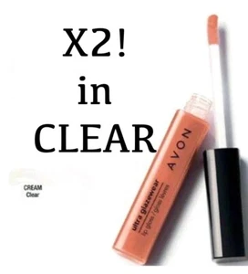 X2 Avon Ultra GLAZEWEAR ~ CLEAR K507 Lip Gloss NOS SEALED! Discontinued SET of 2 - Picture 1 of 1