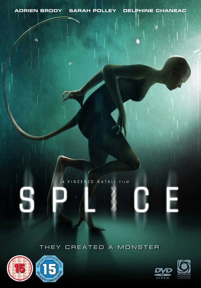 Splice (DVD) Adrien Brody Sarah Polley Delphine Chaneac Brandon McGibbon - Image 1 of 1