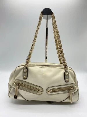 Gucci Leather Cream White Handbag Authenticity - Image 1 of 4
