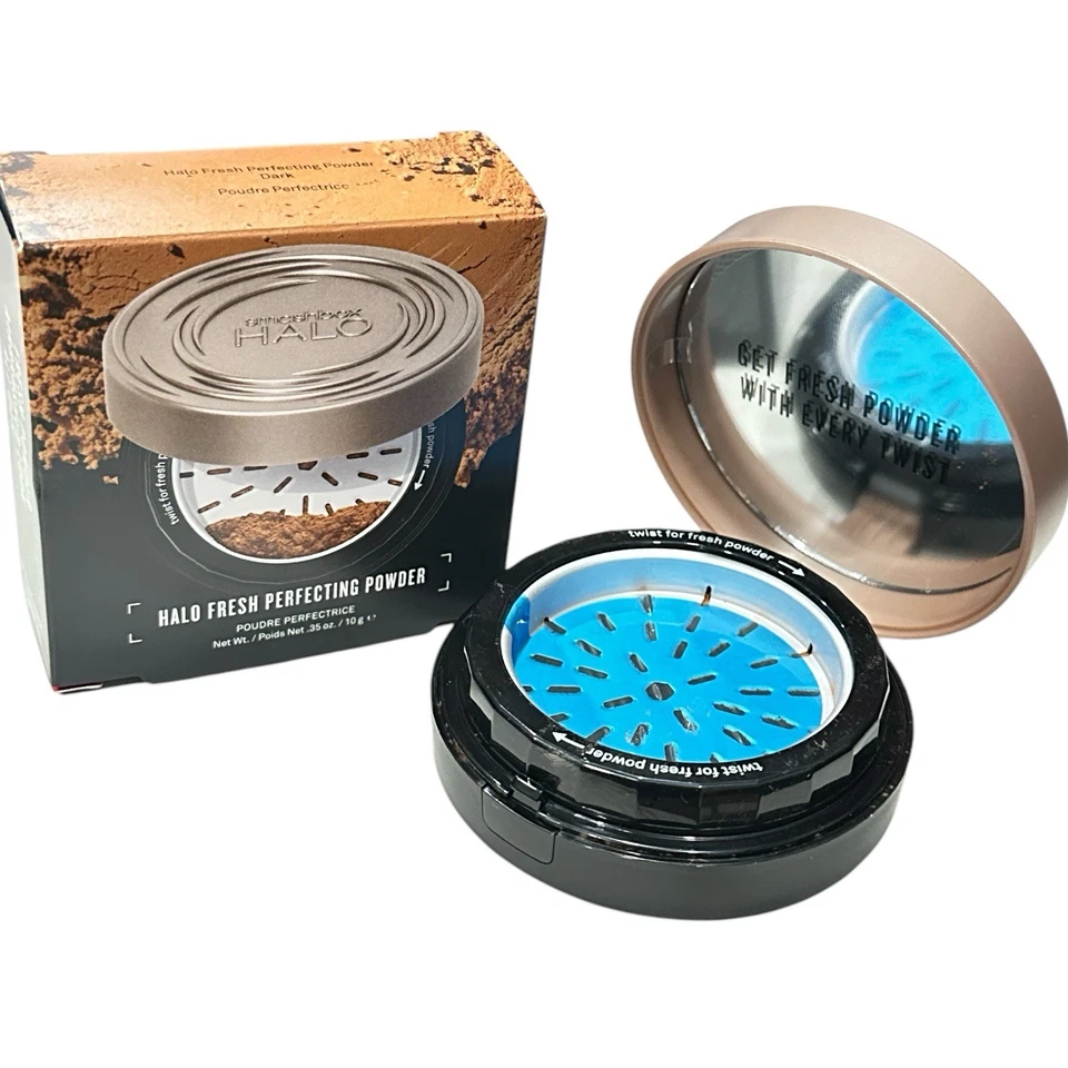 Smashbox Halo Fresh Perfecting Powder Dark .5 Oz/ 15g -