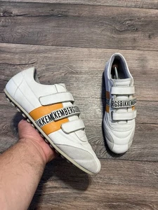 Tenis Dirk Bikkembergs de cuero blanco para hombre US11,5 - Imagen 1 de 9