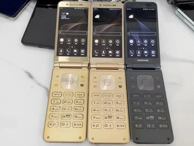 99%n ew Samsung SM-W2017 microSDXC 64GB Android 6.0 Flip Phone C/N version - Image 1 of 4