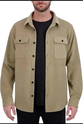 Kirkland Signature Men's Shirt Jacket - TAN (Select Size: XLarge - Image 1 of 4