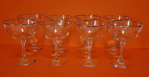 Set di 8 Vin. Bicchieri da champagne/sherbert Lenox Montclair cristallo platino 5,25" - Foto 1 di 3