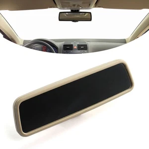 Beige Interior Rear View Mirror For VW Bora Jetta Golf Passat B5 Rabbit Eos - Picture 1 of 12
