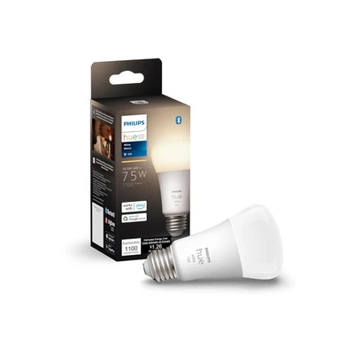 Philips Hue Smart 75W A19 LED Bulb - Soft Warm White Light - 1 Pack - 1100LM - - Image 1 of 4