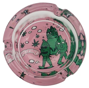 Aufkleber Dick Glas Rauchen Aschenbecher - Hall of Weed Nug Knospen - 3,5 Zoll breit - Bild 1 von 1