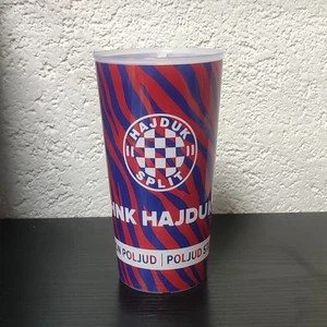 Hajduk Split Official Stadium Plastic Cup (B) Karlovačko Beer - Football Soccer - Picture 1 of 3