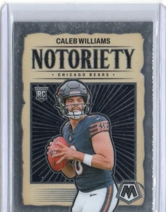 CALEB WILLIAMS 2024 PANINI MOSAIC *NOTORIETY* ROOKIE CARD #18 BEARS A22 - Picture 1 of 2