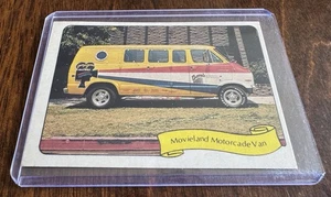 Tarjeta adhesiva Movieland Motorcade Van 1975 George Barris Kustom Cars Fleer - Imagen 1 de 17