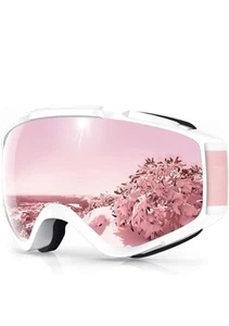 Findway Ski Goggles UV protection Pink unisex - Picture 1 of 6