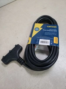Watson Three-Tap Power Extension Cord (25', Black) - Picture 1 of 3