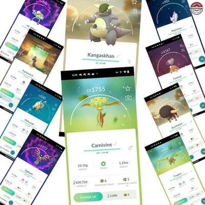 Pokémon Go - Shiny Regional Shiny PTC -10 Different including Pachirisu and more - Image 1 of 4
