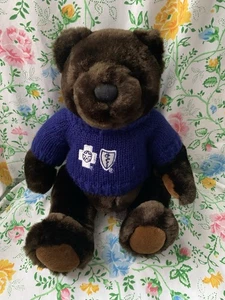 "Terciopelo de peluche negro griego peluche juguete suave 9""" - Imagen 1 de 7