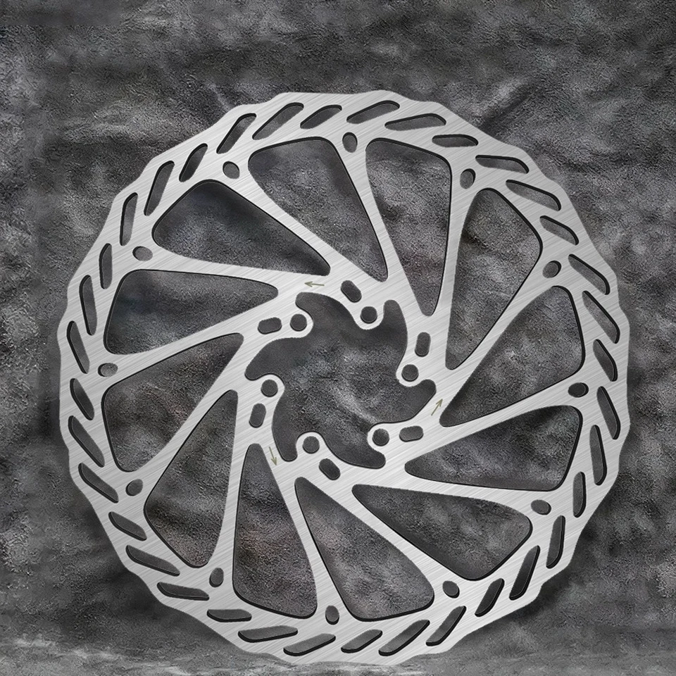 1/2 pieza Bicicleta MTB 160mm 180mm 203mm Acero Inoxidable Rotores Disco Bicicleta Freno Rotor 6 Pernos Foto 1 de 4