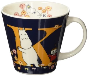 Yamaka Shoten MOOMIN Initial Mug K 340ml Microwave Safe - Picture 1 of 2