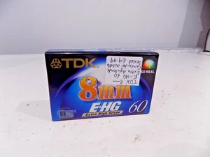 TDK 8mm E-HG extra hochwertige Camcorder Kassette brandneu versiegelt - Bild 1 von 6