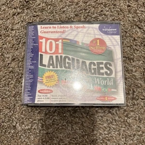 101 LANGUAGES OF THE WORLD WINDOWS / MACINTOSH CD-ROM - TRANSPARENT LANGUAGE A* - Picture 1 of 4