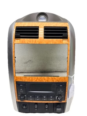 *07-09 Chrysler Aspen Dash Center Radio Air Vent Duct Bezel Climate Control J596 - Image 1 of 4