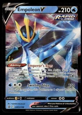 Pokemon TCG SWSH: Sword & Shield Promo Cards #SWSH108 Empoleon V NM - Image 1 of 2