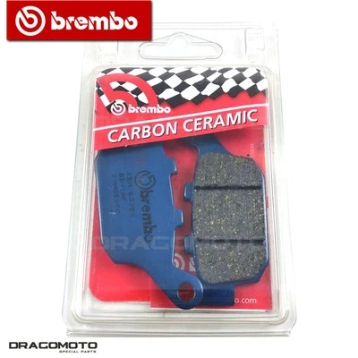 Pastillas de freno traseras HONDA CB 500 F / X 2017 2018 CC BREMBO carbono cerámica... Foto 1 de 4