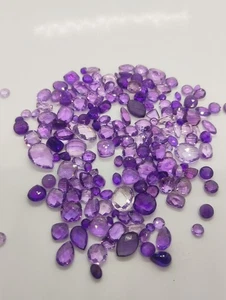 Amethyst Checker Mix 3–10mm – Sparkling Cuts Sold by Weight - Picture 1 of 8