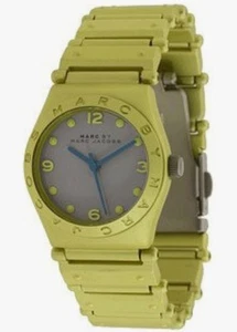 NUEVO Reloj Mujer Marc By Marc Jacobs Mini Jorie Aluminio, Verde Neón MBM-3508 - Imagen 1 de 7