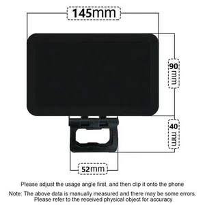 1/2PCS Car Mobile Phone Sun Visor Foldable Multi-Angle Clip Outdoor Fishing - Bild 1 von 12