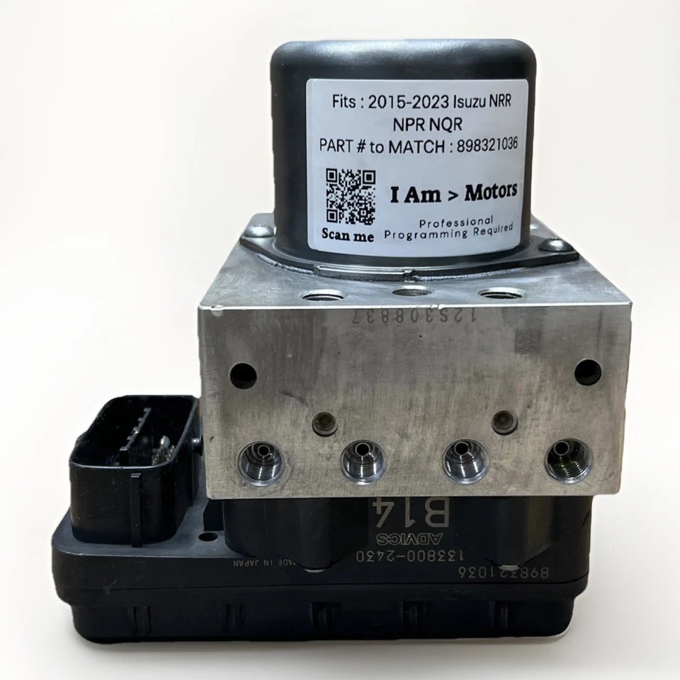 Módulo de bomba de freno ABS reacondicionado 2015-2023 Isuzu NRR NPR NQR 5.2 | 898321036 Foto 1 de 4