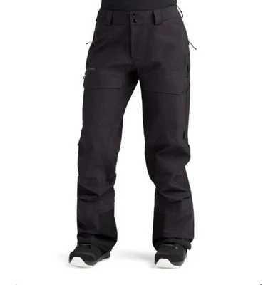 Pantalones de snowboard Dakine Sender elásticos 3L Shell para mujer medianos negros RECCO RESCATE Foto 1 de 4
