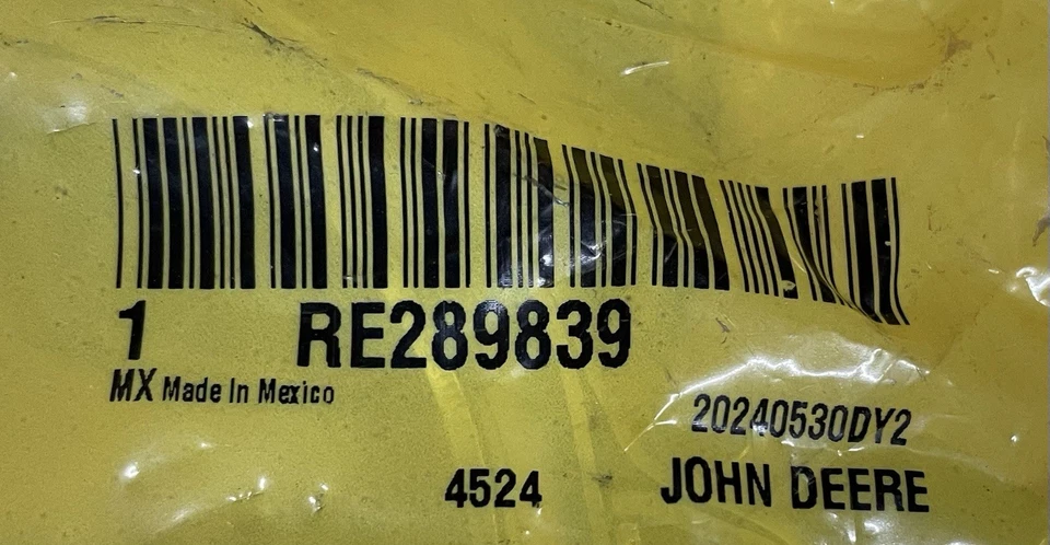 OEM John Deere V-band Clamp RE289839 Stainless Steel Quick Release Exhaust