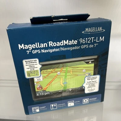 Magellan RoadMate 9612T-LM 7” GPS Navigator Lifetime Updates New Sealed - Image 1 of 4