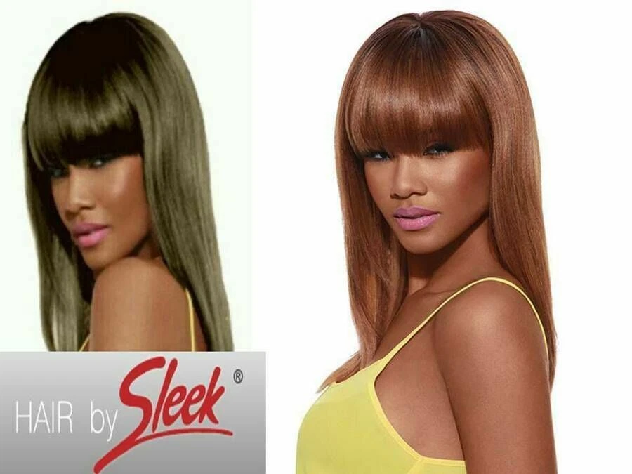 Sleek SINEAD Synthetic Lace Parting Wig Mid-length super straight wig UK Saller