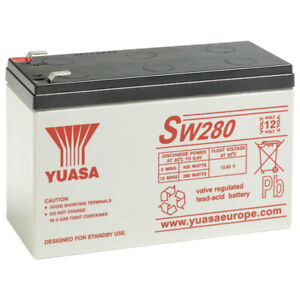 Yuasa SW280 (12V 280W) 12V 8Ah  High Rate VRLA Battery