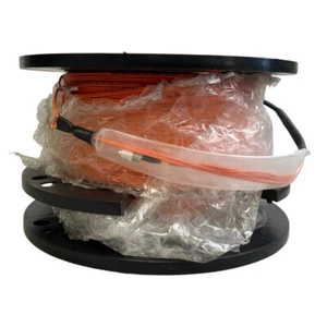 Corning Optical Fiber Cable LCD/LCD 62.5 DPLX Mini Cord PVC W/PE 1000 Ft Orange - Afbeelding 1 van 7