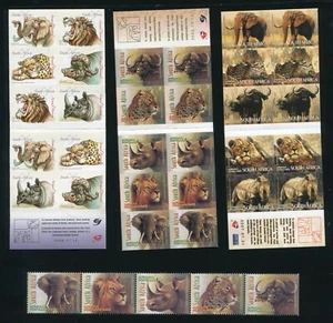 South Africa C36-40, C74a, C84a, C94a Big Game Animals Air Mail Stamps MNH - Picture 1 of 4