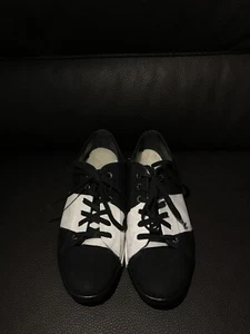 Chanel CC Logo schwarz weiß Tritte Turnschuhe flach Läufer Trainer 40,5 9,5 -10 - Bild 1 von 8